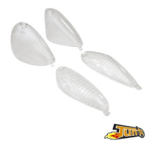 Knipperlichtglas Set - Piaggio NRG X'treme - Transparant