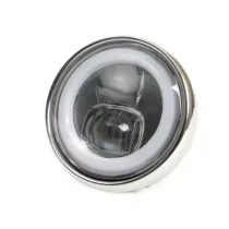 Koplamp MOTO NOSTRA- LED HighPower Ø=120mm 12V DC e9 Gemarkeerd Voor de Ombouw Van e. G. Lambretta LI/TV (Serie 1-3