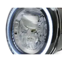 Koplamp MOTO NOSTRA LED HighPower GTS i.E Super 125-300  (-2018 Past Ook op GT, GTS, GTL) Verchroomde Reflector