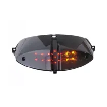 Achterlicht met LED + RAW Speedfight 2 - Black