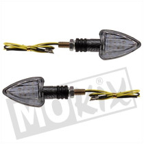 Knipperlichtset - Leds - Carbon