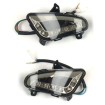 VX50/China LX Knipperlicht set Weglopend / MATRIX achterzijde - SMOKE