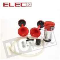 12V Luchthoorn / Claxon (2 hoorns) 