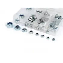 Moeren Zelfborgende Assortimentsdoos OEM Din985, M4 M12, 108 dlg.