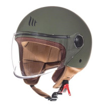 Goedkope Scooterhelm Mat Groen - model 'Street' 