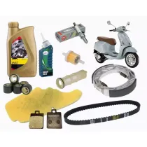 Groot Onderhoudspakket Vespa Sprint / Primavera iGet Euro4 en  Euro5 (v.a 2018)