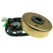 Ontsteking met vliegwiel China 4T / GY6 / Retro / AGM / Kymco / Peugeot