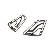 Paar Indicatorroosters MOTO NOSTRA Vespa GT GTL GTV GTS 125-300 Voorkant Mat Zwart