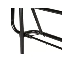 Rek Met Rugleuning MOTO NOSTRA V2 Vespa PX80, PX125, PX150, PX200  Zwart