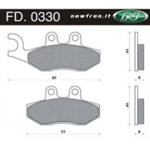 Remblokken Gilera Runner 180 - Voor