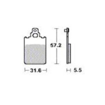 Remblokken - Malaguti - Firefox F15 - Voor