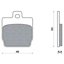 Remblokken Yamaha Aerox - Achterrem