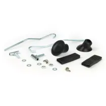 Reparatieset Voor Bagagedrager Opklapbaar Voorzijde MOTO NOSTRA Vespa Smallframe V50, PV125, ET3 Vespa Largeframe Rally180 Zilver