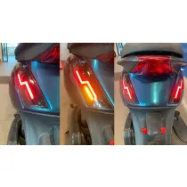 LED Knipperlichten achterzijde Piaggio Zip - Power1 Evo-4