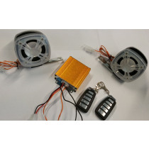 Scooter versterker met USB, speakers en afstandsbediening