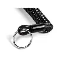 Sleutelhanger MOTO NOSTRA Spiraal Lengte 150mm Zwart