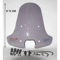 windscherm piaggio zip smoke hooge replica