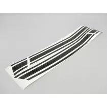 sticker voor zijpaneel  lambretta  dl, gp   glanzend zwart