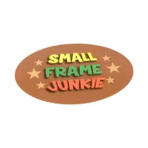 Sticker 70x50mm Kleine Frame Verslaafde