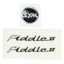 Stickerset Fiddle 2 - Zwart