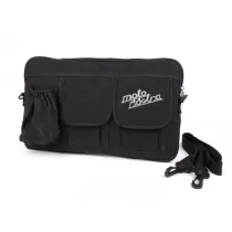 Tas Voor Bagageruimteklep (Incl. Bekerhouder) Moto Nostra Classic Waxed Canvas Geschikt Voor B.V. Vespa Lambretta Gtv Gts Hpe Supertech Touring  Zwart