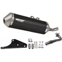 Uitlaat Tecnigas 4Scoot Zip / Lx / Fly 4-Takt 2v  - Zwart