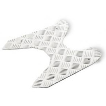 Treeplankset - Alu / Zilver - Yamaha Yog RR