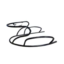 Valbeugel Zip Achter - Mat zwart