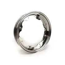 velg  BGM pro  lambretta li (serie 1 3), li s, sx, tv (serie 2 3)   roestvrij staal, gepolijst