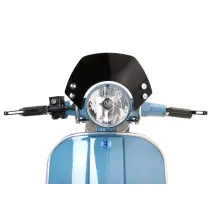 Windscherm Vespa PX80, PX125, PX150, PX200, LML 125 150 Star Stella Zwart