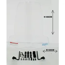 Windscherm passend op Niu M - Hoog