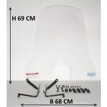 Windscherm Peugeot Django Hoog