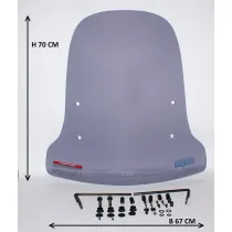 Windscherm Peugeot V-clic Smoke
