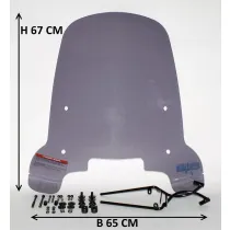 Windscherm New Vivacity hoog/smoke