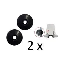 Doppen / Ringen Windscherm montage Zwart (2 stuks)