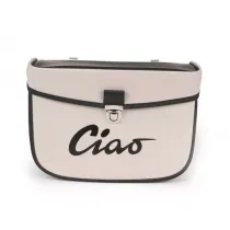 Zadeltas Moto Nostra Ciao Grijs Zwart