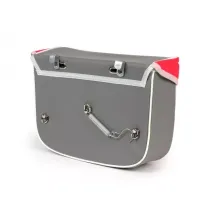 Zadeltas Moto Nostra Ciao Rood Grijs