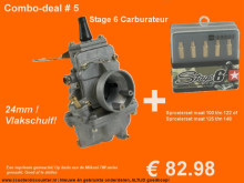 # 5 - Stage 6 24mm Vlakshuif carburateur + Sproeiers