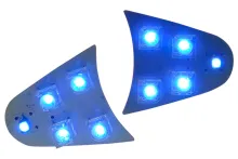 Indicatoren Led Voor Twee Koplamp, MBK Nitro / Yamaha Aerox Blauw