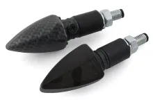 Indicatorset Led Black Line Carbon Look CE-Markering