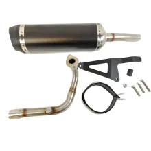 Bullet Racing uitlaat China GY6 - Baotian / AGM / Napoli - 4T Euro 4 / 5