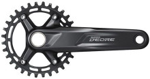 Crankstel 10/11 Speed Shimano Deore FC-M5100-1 Met 170mm Crankarm 30T Zwart
