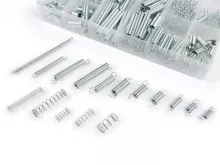 druk en trekveren assortimentsdoos oem diverse maten 200 st.