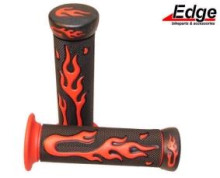 Handvatset Flame - Custom zwart rood