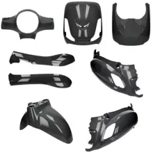 Kappenset Sym Fiddle 2 - Antraciet grijs