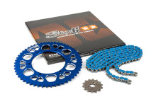 Kettinset Aprilia SX 13x53 Stage6 Aluminium CNC - Blauw