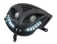 Koplamp Zip 2T en Zip 4T Led Carbon