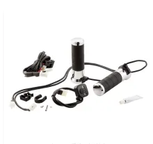 KOSO - Verwarmde Handvatten Universeel - Chroom/Aluminium