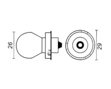 Lamp 12V - 15W - P26S
