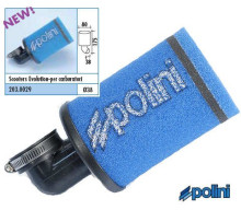 Luchtfilter Polini - 38 mm blauw